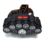 9 LED Camping Head Lamp - Magnetic - Adjustable Brightness - USB Rechargeable by StoneLeo