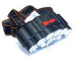 9 LED Camping Head Lamp - Magnetic - Adjustable Brightness - USB Rechargeable by StoneLeo
