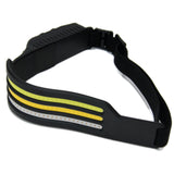 LED Camping Head Lamp 3 Strip - Adjustable Brightness - USB Rechargeable by StoneLeo