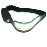 LED Camping Head Lamp 3 Strip - Adjustable Brightness - USB Rechargeable by StoneLeo