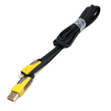 6ft Heavy Duty Construction 65W TC-TC Cable with USB and Lightning Adapters