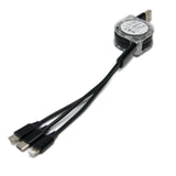 3-in-1 Retractable Charging Cable