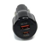 Fast Charging PD Type C Car Round Phone Charger by StoneLeo