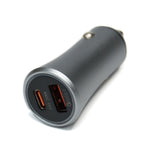 Fast Charging PD Type C Car Metal Round Smooth Phone Charger by StoneLeo