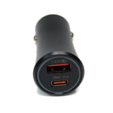 Fast Charging PD Type C Car Metal Round Smooth Phone Charger by StoneLeo