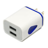 2 pcs Teardrop Grip Dual USB Wall Charger