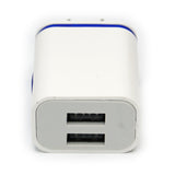 2 pcs Teardrop Grip Dual USB Wall Charger