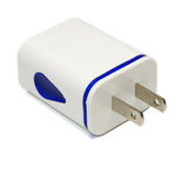 2 pcs Teardrop Grip Dual USB Wall Charger