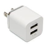 2 pcs Shiny Dual Wall Adapters