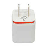 2 pcs Shiny Dual Wall Adapters