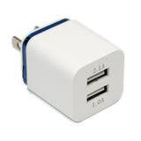 2 pcs Shiny Dual Wall Adapters