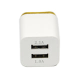 2 pcs Shiny Dual Wall Adapters