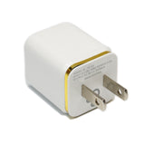 2 pcs Shiny Dual Wall Adapters