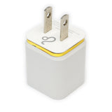 2 pcs Shiny Dual Wall Adapters