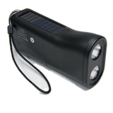 Small FM/BT Radio & Solar Charging Flashlight 055