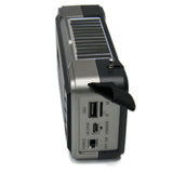 Small FM/BT Radio & Solar Charging Flashlight M9