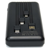 20,000 mAh Glossy Powerbank with 4 Cables