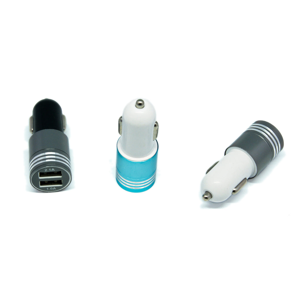 3 pcs Dual Port M-Car Charger StoneLeo