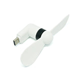 2 pcs Phone Charge Port Fan