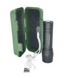 Small Compact LED Camping Flashlight - Adjustable Brightness - USB Rechargeable by StoneLeo