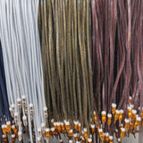 2 pcs Aluminum Aux Cable 3ft Assorted Colors