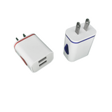 2 pcs Teardrop Grip Dual USB Wall Charger