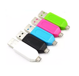 OTG Adapter and Card Reader USB Micro (Black)