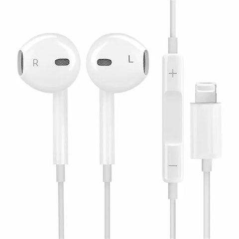 Lightning wired Earphones for Apple
