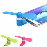 2 pcs Phone Charge Port Fan