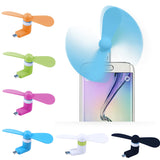 2 pcs Phone Charge Port Fan