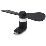 2 pcs Phone Charge Port Fan