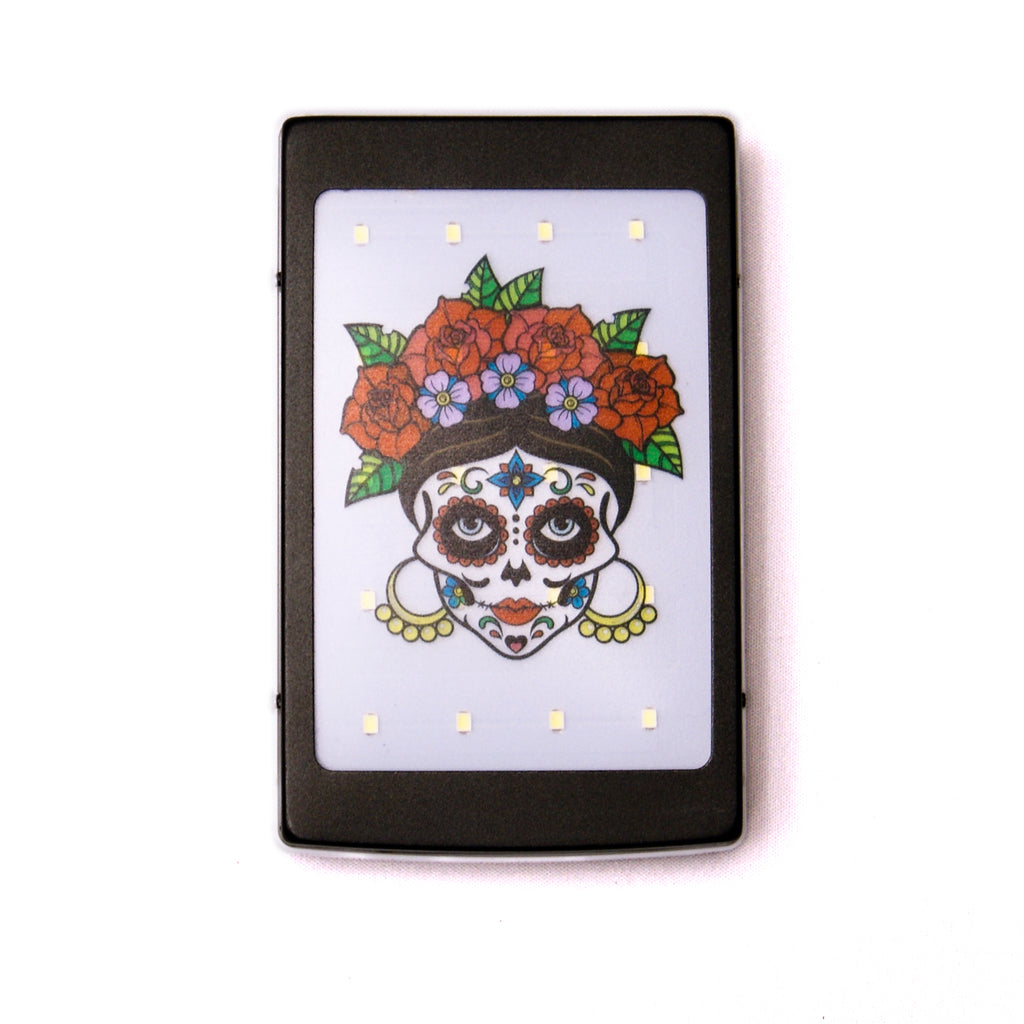 Dia De Los Muertos - Day of the Dead Colorful Skull #4 Large Solar Powerbank 20,000 mAh StoneLeo