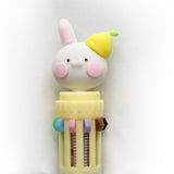 12 pack Fruit Bunny Multicolor Pens