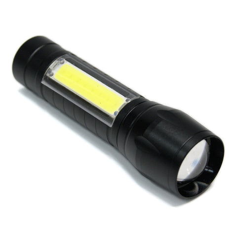 Small Compact LED Camping Flashlight - Adjustable Brightness - USB Rechargeable by StoneLeo