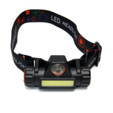 LED Camping Head Lamp - Magnetic - Adjustable Brightness - USB Rechargeable by StoneLeo