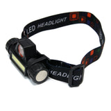 LED Camping Head Lamp - Magnetic - Adjustable Brightness - USB Rechargeable by StoneLeo