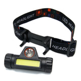 LED Camping Head Lamp - Magnetic - Adjustable Brightness - USB Rechargeable by StoneLeo