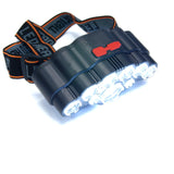 9 LED Camping Head Lamp - Magnetic - Adjustable Brightness - USB Rechargeable by StoneLeo