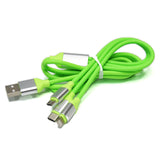 2 pcs 3-in-1 Charging Cable