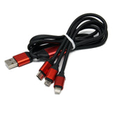 2 pcs 3-in-1 Charging Cable