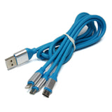 2 pcs 3-in-1 Charging Cable