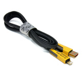 3ft Heavy Duty Construction 65W TC-TC Cable with USB and Lightning Adapters