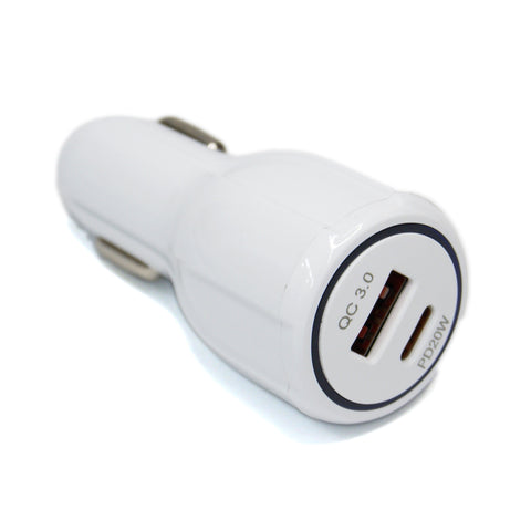 Fast Charging PD Type C Car Round Phone Charger by StoneLeo