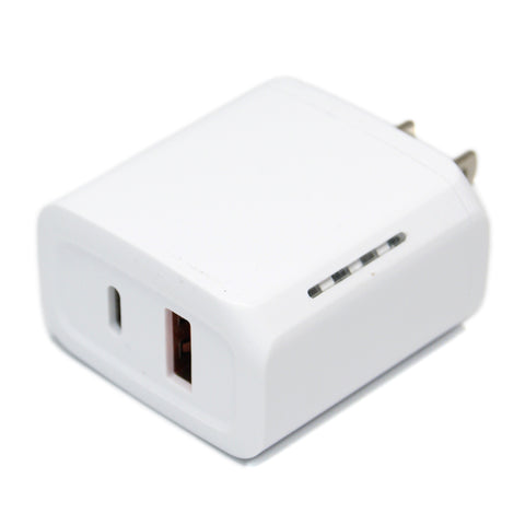 Type C Wall Charger Glowing Side