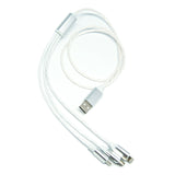 2 pcs 3-in-1 LED Light Charging Cable