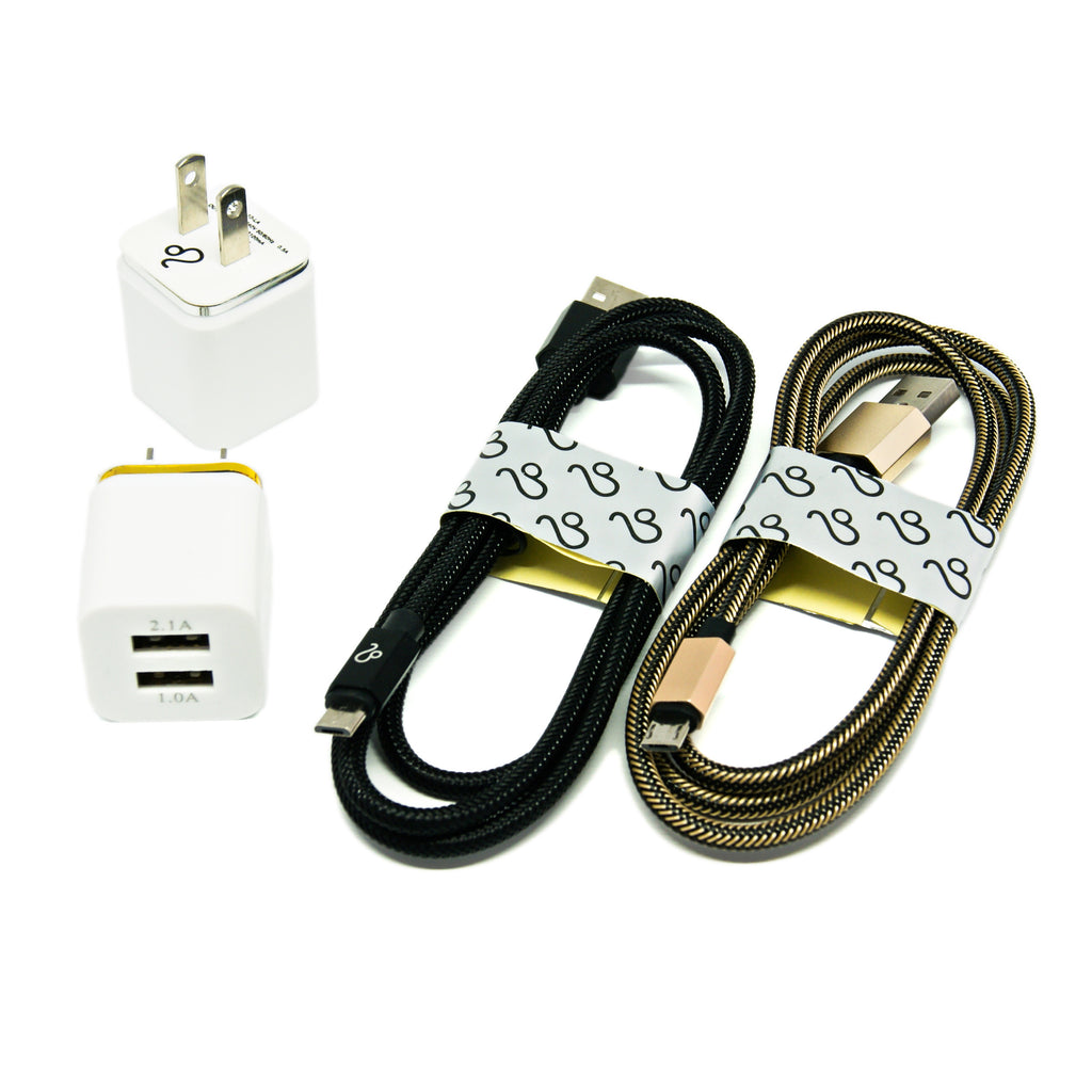 4 pcs Home Combo Pack USB Micro for Android